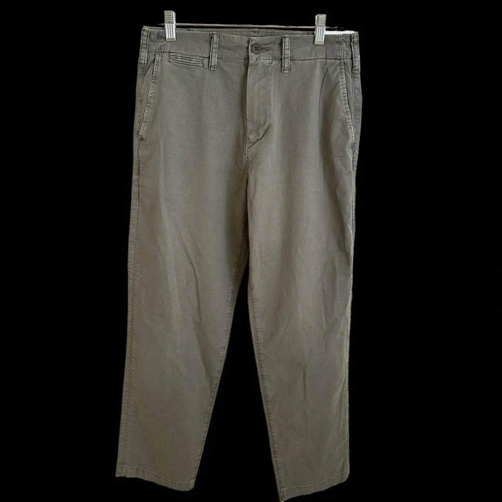 Nwt American Eagle Mens 28 X 32 90s Baggy Lived In Khakis Pants Olive Green New